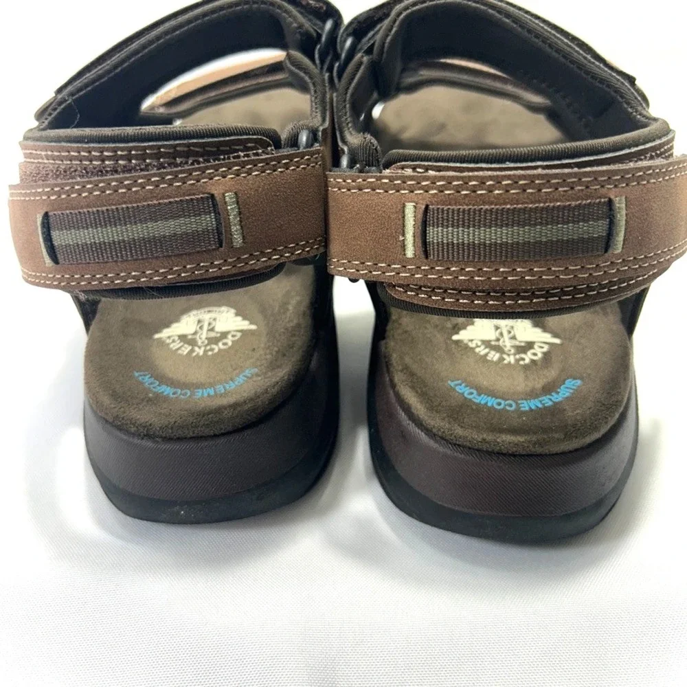 Dockers Bradburn Sport Men's Sandal Dark‎ Tan US 9W